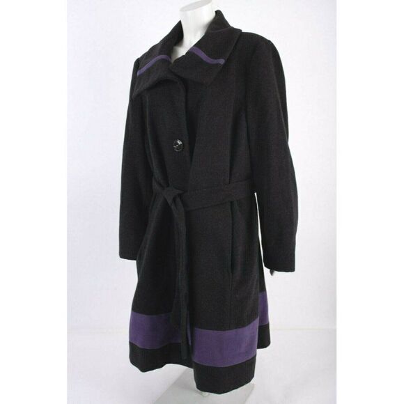 Modernist by Guillaume Poupart Womens Wool Coat Ja - Picture 2 of 7